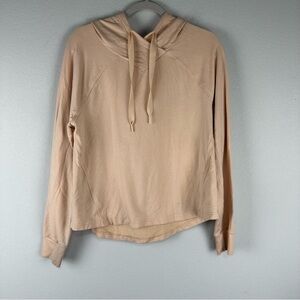 Athleta Peach Orange Boardwalk High Hip Hoodie Size Medium